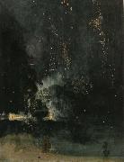 The Nocturne under  the black and  gold unknow artist